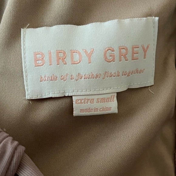 NWT BIRDY GREY Maria Convertible Maxi Dress Mauve Pink Blush Pink XS Bridesmaid - Picture 8 of 8